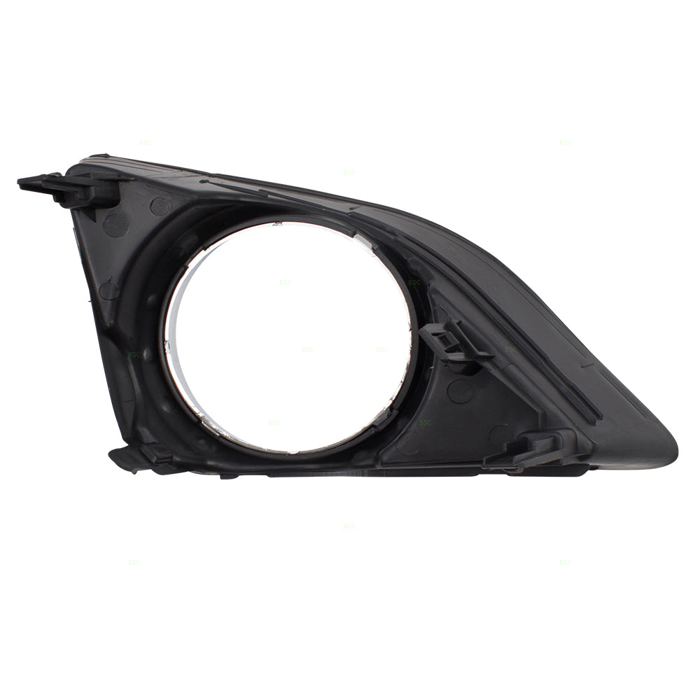 Brock Replacement Drivers Front Bumper Insert Fog Lamp Cover Grille Bezel Compatible with 09-10 Corolla 8148202090