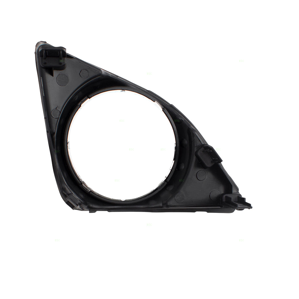 Brock Replacement Drivers Front Bumper Insert Fog Lamp Cover Grille Bezel Compatible with 09-10 Corolla 8148202090