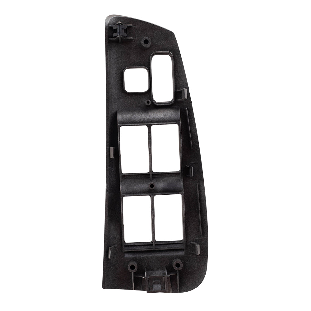 Brock Replacement Driver Front Power Window Master Switch Bezel Silver Compatible with 03-08 Matrix