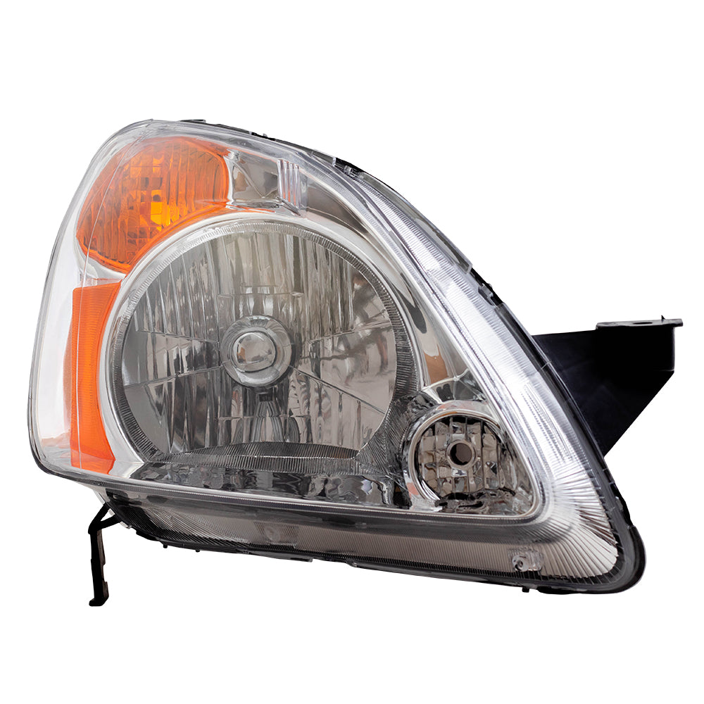 Brock Replacement Passengers Headlight Headlamp Compatible with 2002-2004 CR-V 33101S9AA01