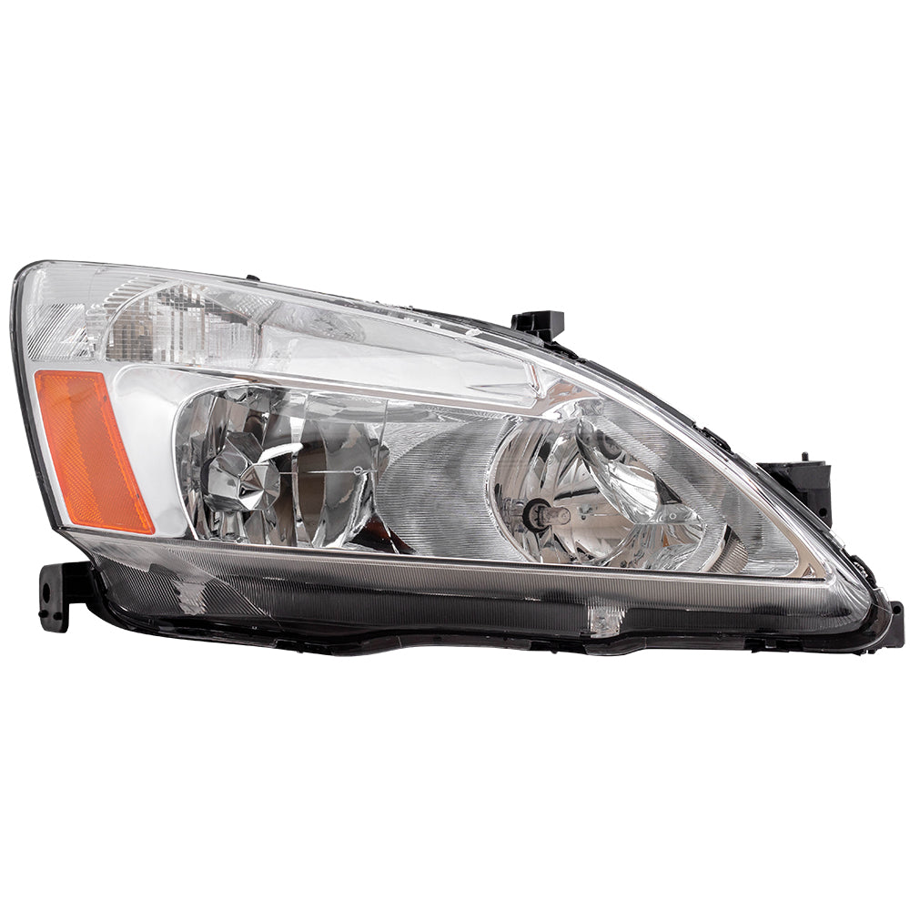 Brock Replacement Headlight Passenger Right Compatible with 2003-2007 Accord 33101-SDA-A01