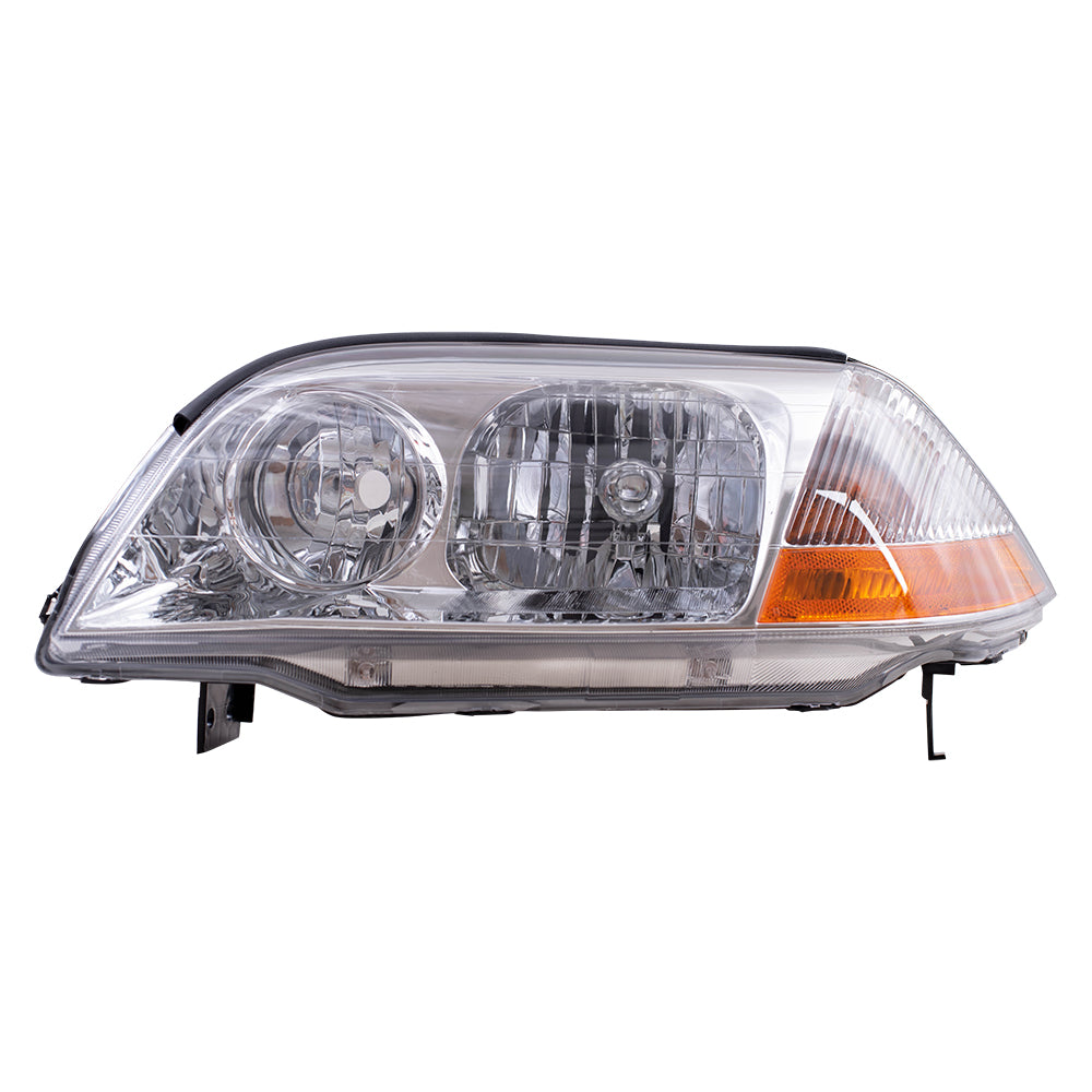 Brock Replacement Drivers Headlight Headlamp Compatible with MDX 33151S3VA01