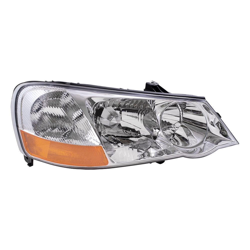 Brock Replacement Driver and Passenger Headlights Headlamps Compatible with TL 33151S0KA12 33101S0KA12