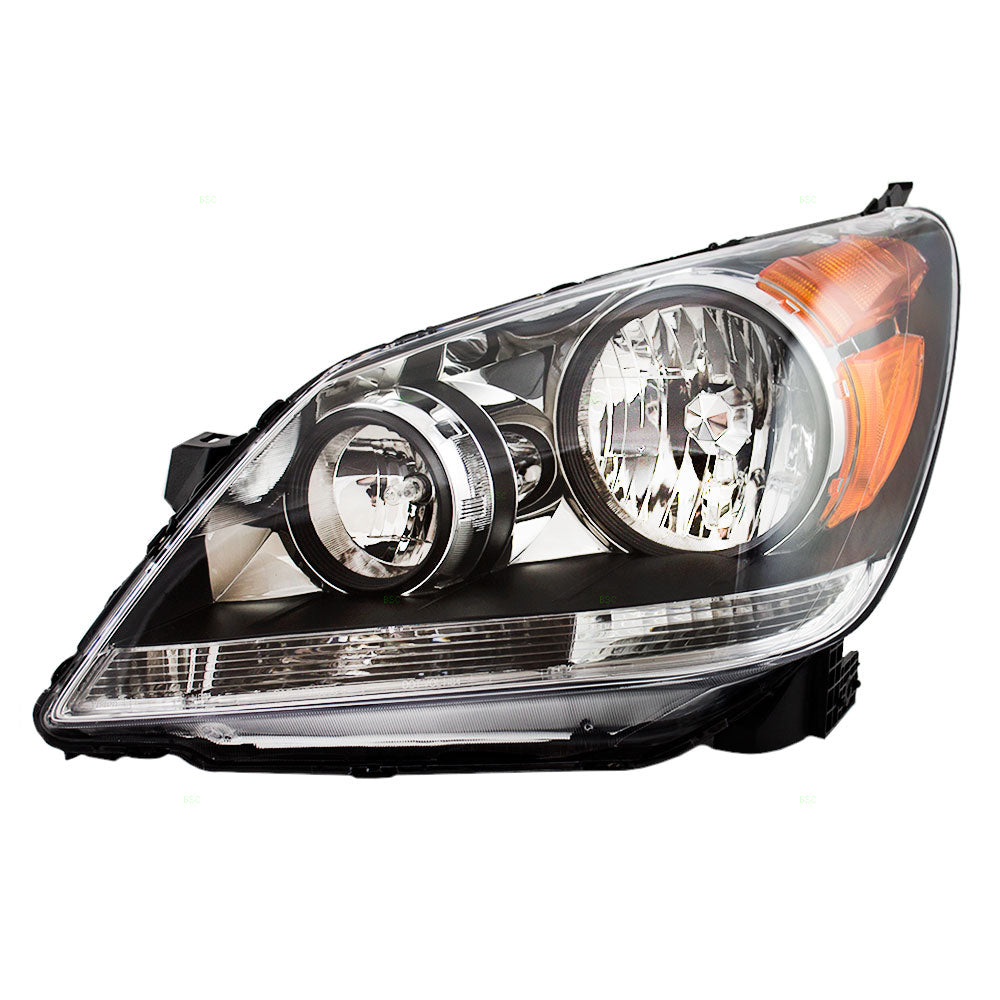 Brock Replacement Drivers Halogen Combination Headlight Compatible with 08-10 Odyssey Van 33150SHJA51