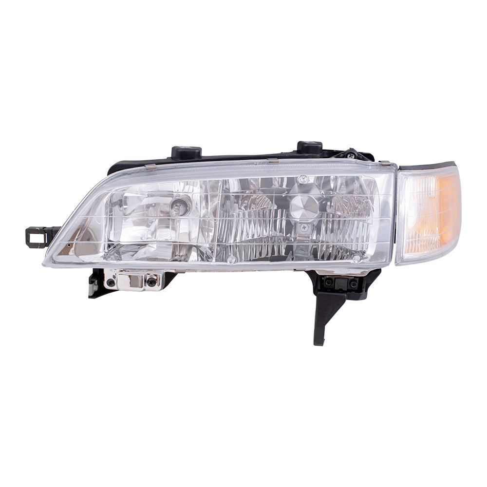 Brock Replacement Driver and Passenger Headlights Headlamps Compatible with 94-97 Accord 33150-SV4-A02 33100-SV4-A02