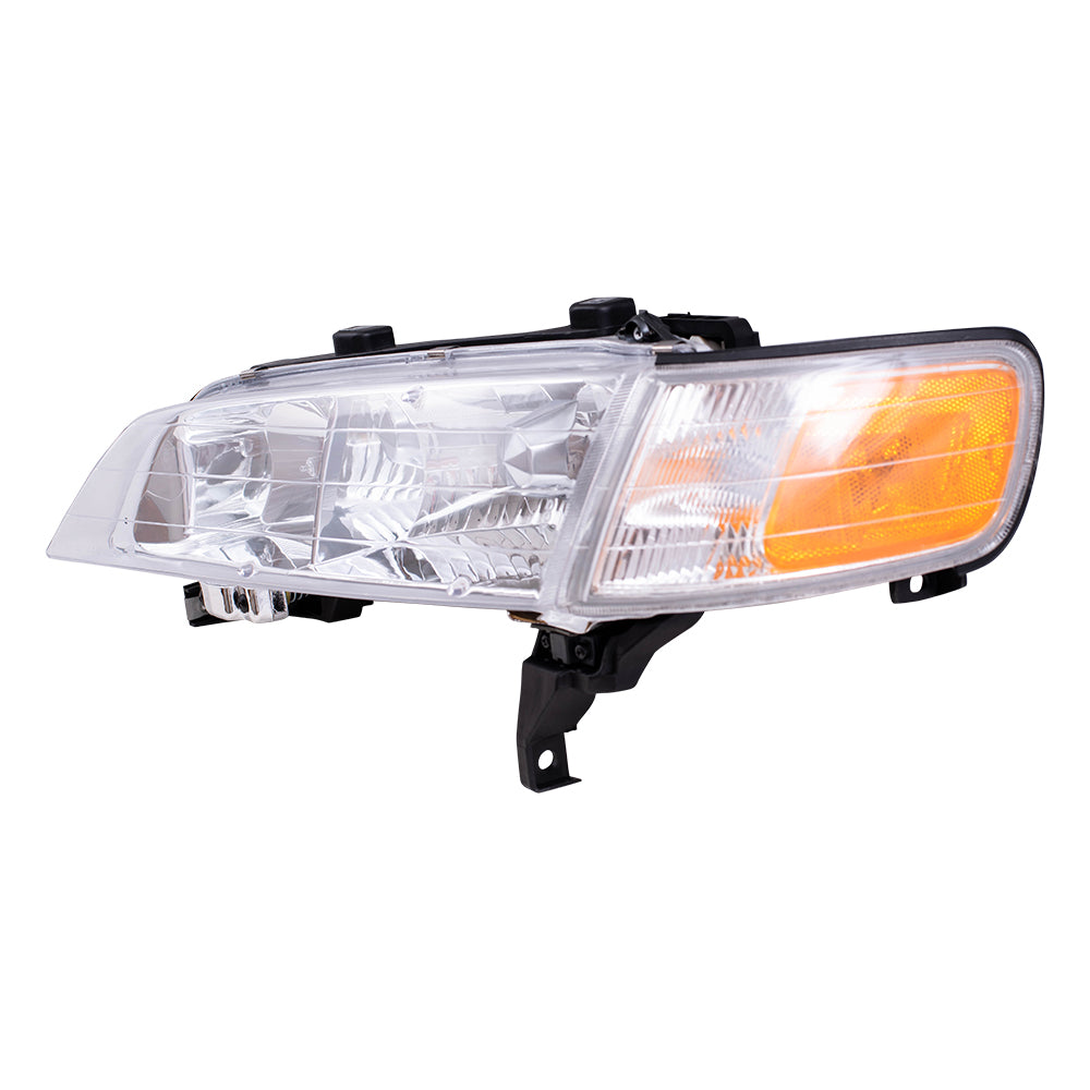 Brock Replacement Driver and Passenger Headlights Headlamps Compatible with 94-97 Accord 33150-SV4-A02 33100-SV4-A02