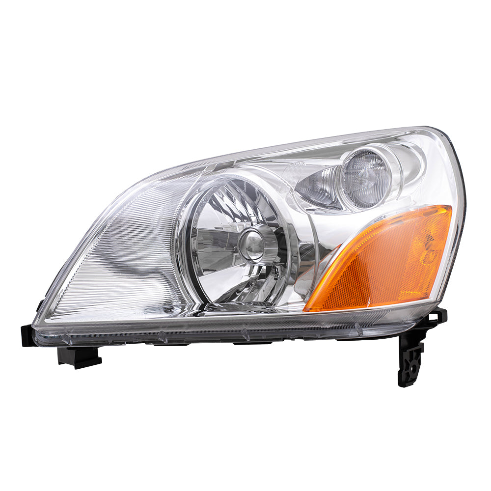 Brock Replacement Drivers Headlight Headlamp Compatible with 03-05 Pilot SUV 33151-S9V-A01