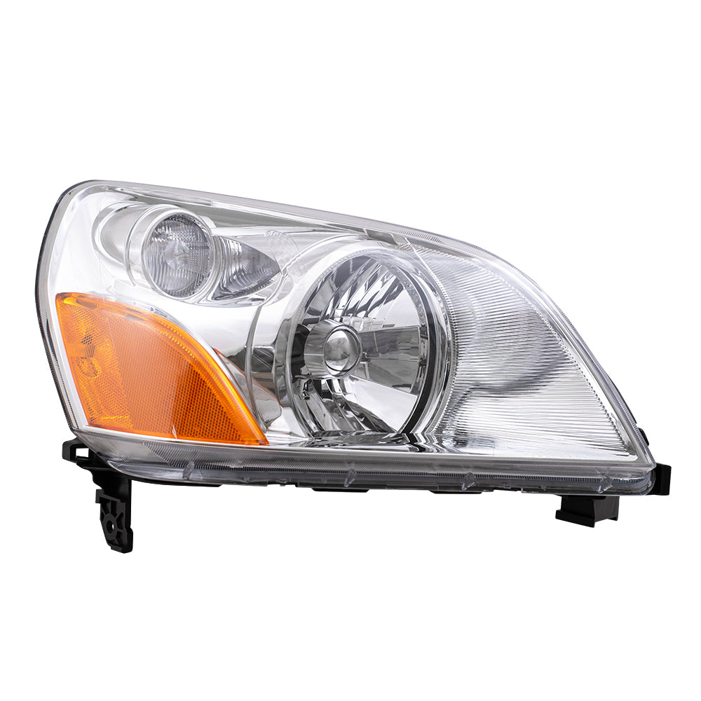 Brock Replacement Passengers Headlight Headlamp Compatible with 03-05 Pilot SUV 33101-S9V-A01