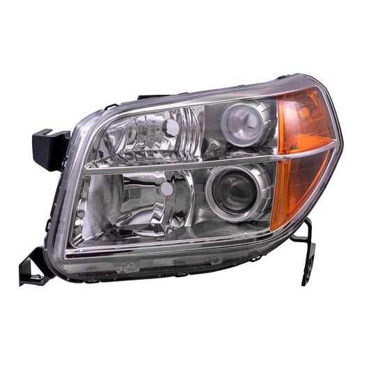 Brock Replacement Drivers Headlight Headlamp Compatible with 06-08 Pilot SUV 33151S9VA11