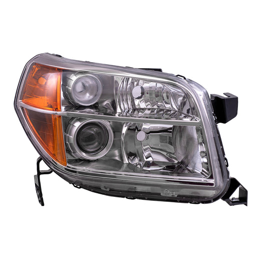 Brock Replacement Passengers Headlight Headlamp Compatible with 06-08 Pilot SUV 33101S9VA11