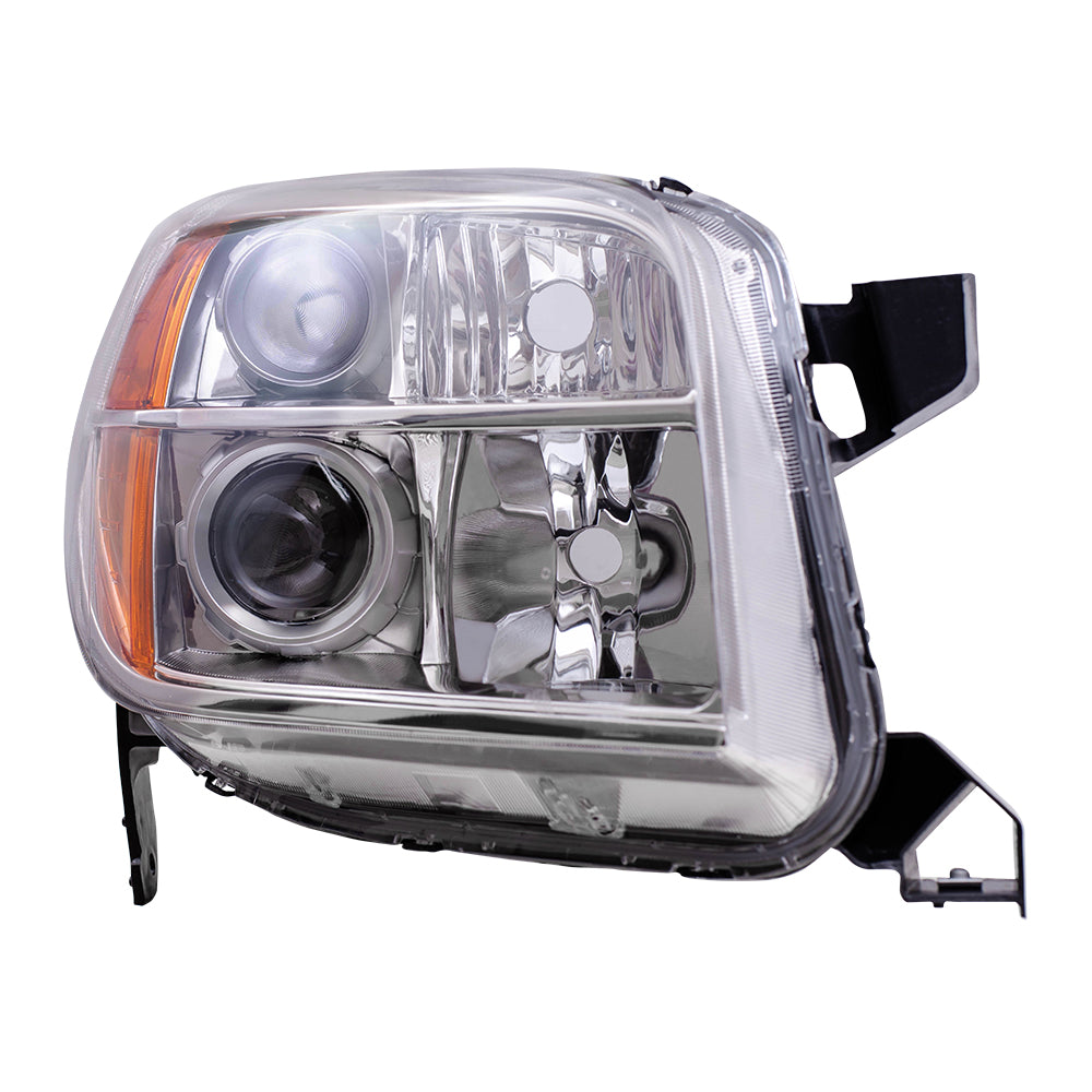 Brock Replacement Passengers Headlight Headlamp Compatible with 06-08 Pilot SUV 33101S9VA11