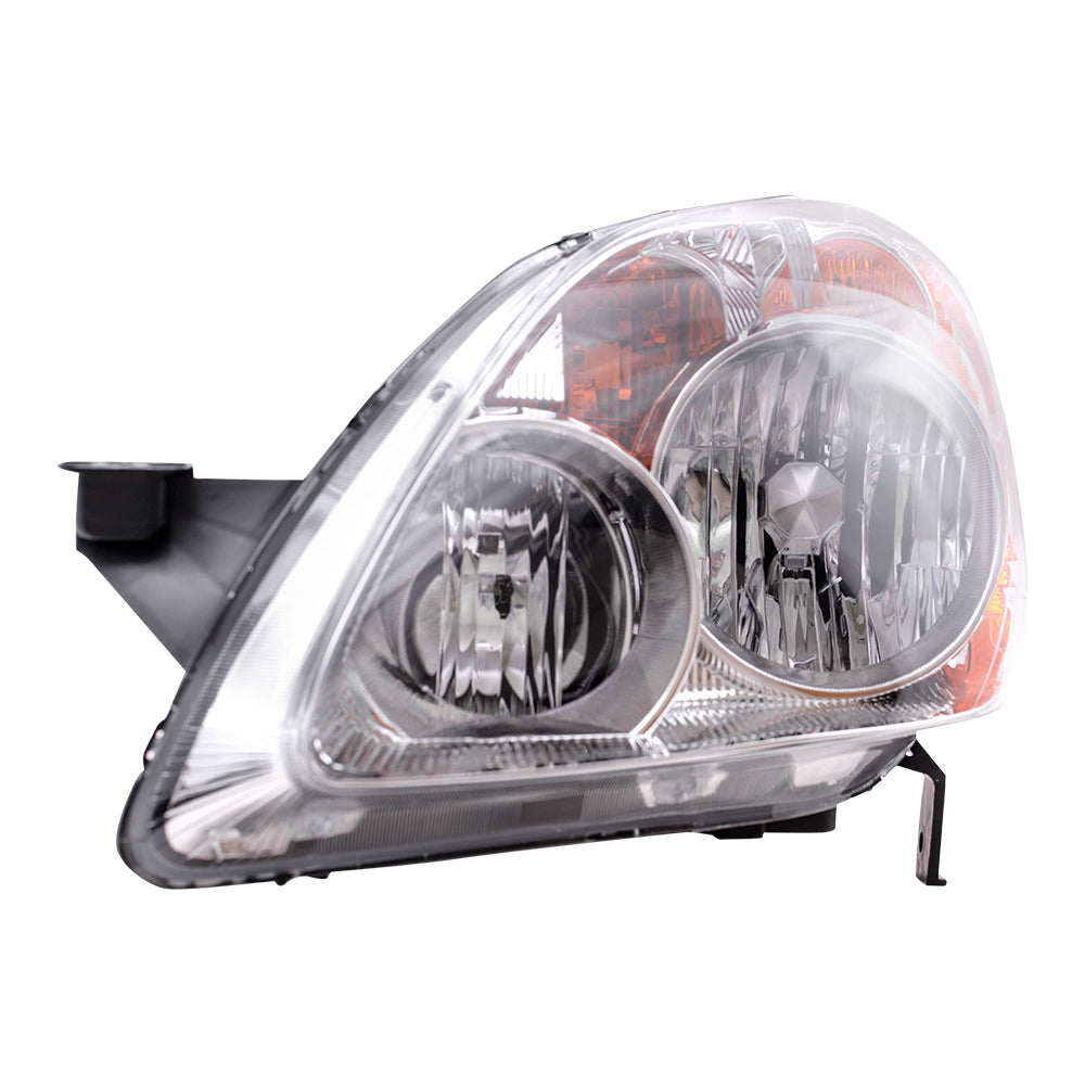 Brock Replacement Drivers Headlight Headlamp Compatible with 2005-2006 CR-V SUV 33151SCAA11