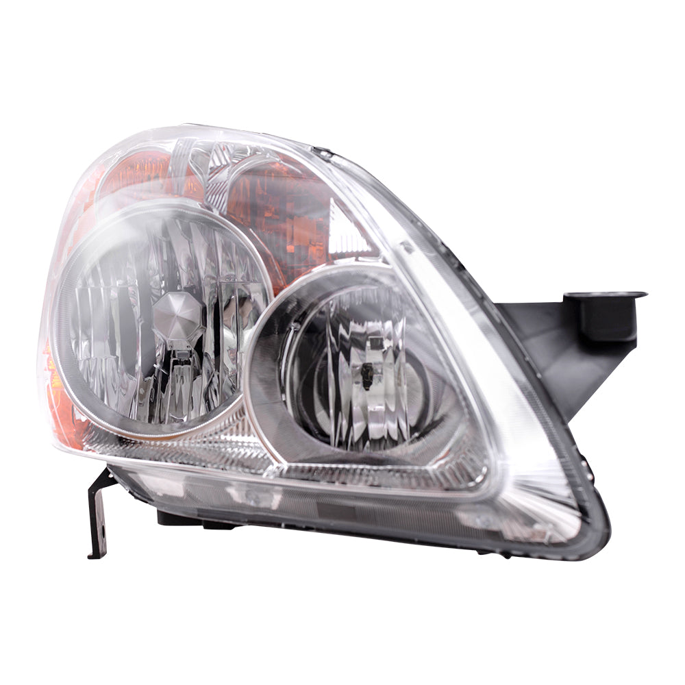 Brock Replacement Passengers Headlight Headlamp Compatible with 2005-2006 CR-V SUV 33101SCAA11