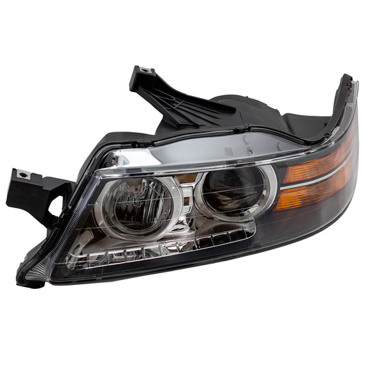 Brock Replacement Headlight Assembly Drivers Combination Headlamp Compatible with 2007-2008 TL Base 33151SEPA22 33151-SEP-A22