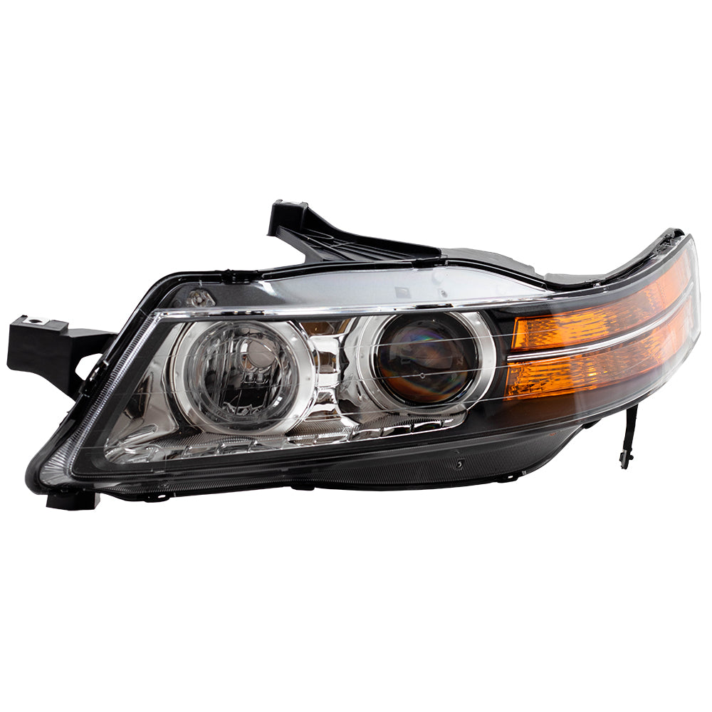 Brock Replacement Headlight Assembly Drivers Combination Headlamp Compatible with 2007-2008 TL Base 33151SEPA22 33151-SEP-A22