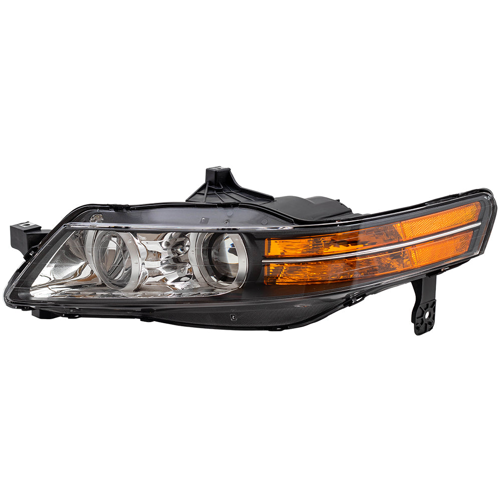 Brock Replacement Headlight Assembly Drivers Combination Headlamp Compatible with 2007-2008 TL Base 33151SEPA22 33151-SEP-A22