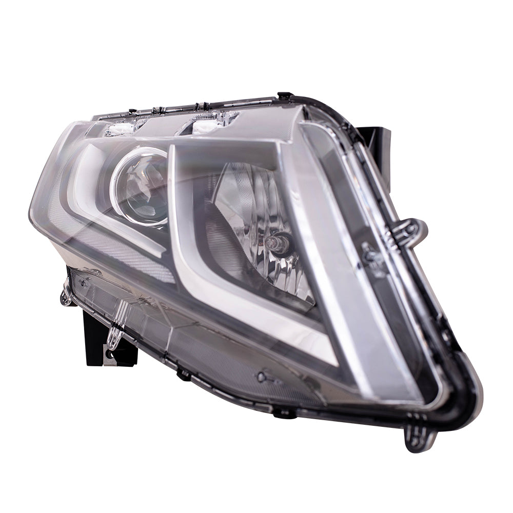 Brock Replacement Passenger Halogen Combination Headlight Compatible with 2018-20203 Odyssey