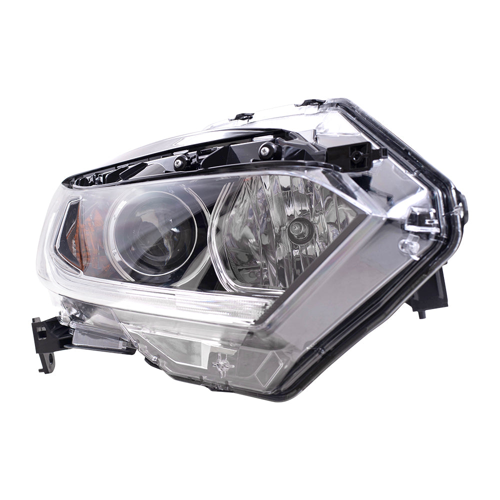 Brock Replacement Driver and Passenger Side Halogen Combination Headlight Assemblies Compatible with 19-22 HR-V