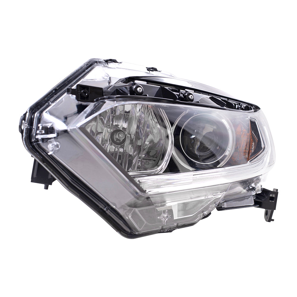 Brock Replacement Driver Side Halogen Combination Headlight Assembly Compatible with 19-22 HR-V