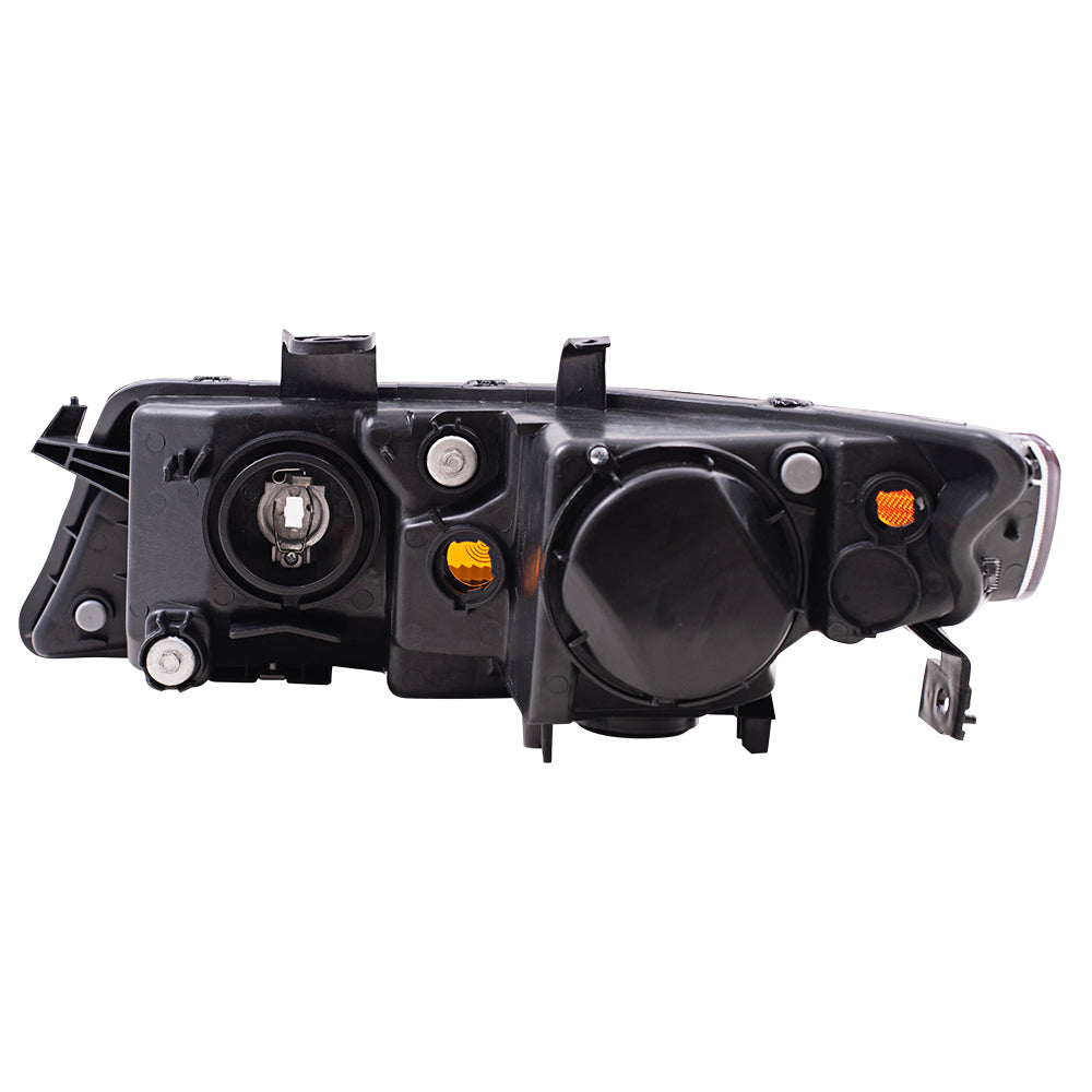 Brock Replacement Drivers HID Headlight Headlamp Lens w/ Black Housing Compatible with 04-05 TSX 33151SECA12