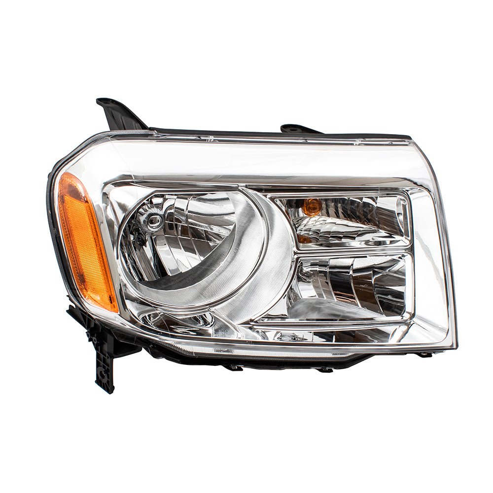 Brock Replacement Passengers Halogen Combination Headlight Headlamp Assembly Compatible with 12-15 Pilot 33100SZAA11