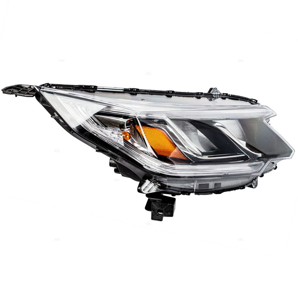 Brock Replacement Passengers Halogen Combination Headlight Headlamp Compatible with 15-16 CR-V 33100-T1W-A11