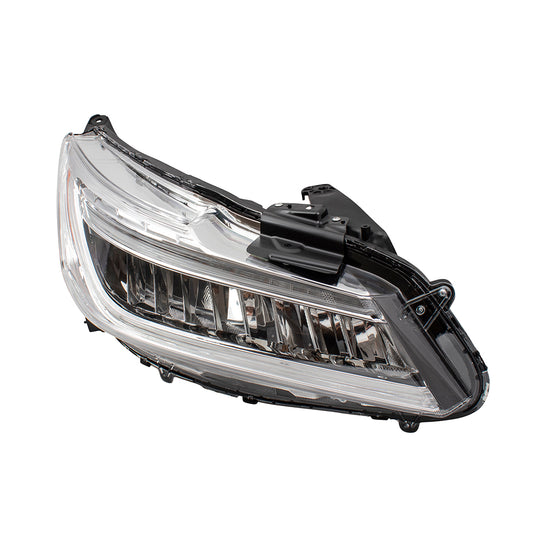 Brock Replacement Passengers LED Combination Headlight Headlamp Compatible with 16-17 Accord Sedan 33100T2AA32