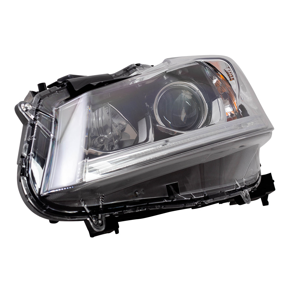 Brock Replacement Headlight Drivers Halogen Headlamp Compatible with 2016-2017 Accord Sedan LX 33150T2AA61 33150-T2A-A61