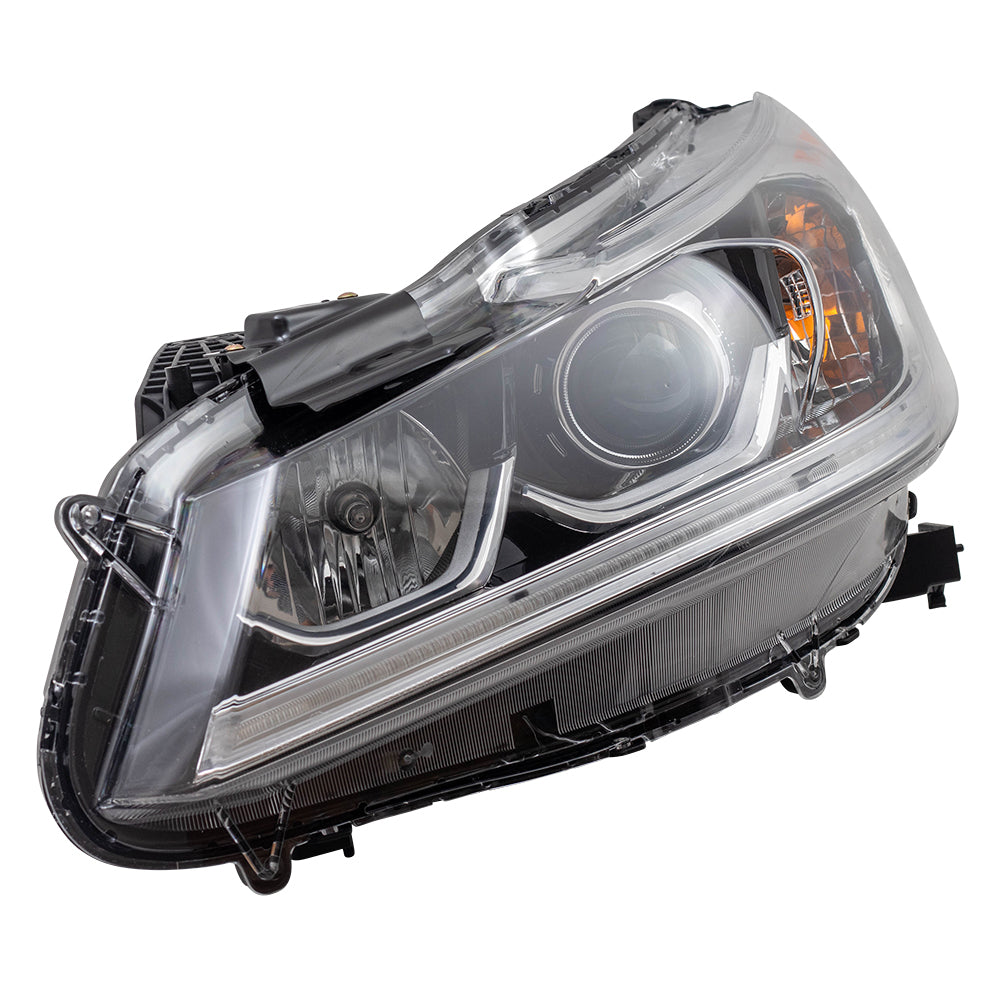 Brock Replacement Headlight Drivers Halogen Headlamp Compatible with 2016-2017 Accord Sedan LX 33150T2AA61 33150-T2A-A61