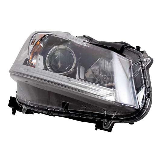 Brock Replacement Headlight Passengers Halogen Headlamp Compatible with 2016-2017 Accord Sedan LX 33100T2AA61 33100-T2A-A61