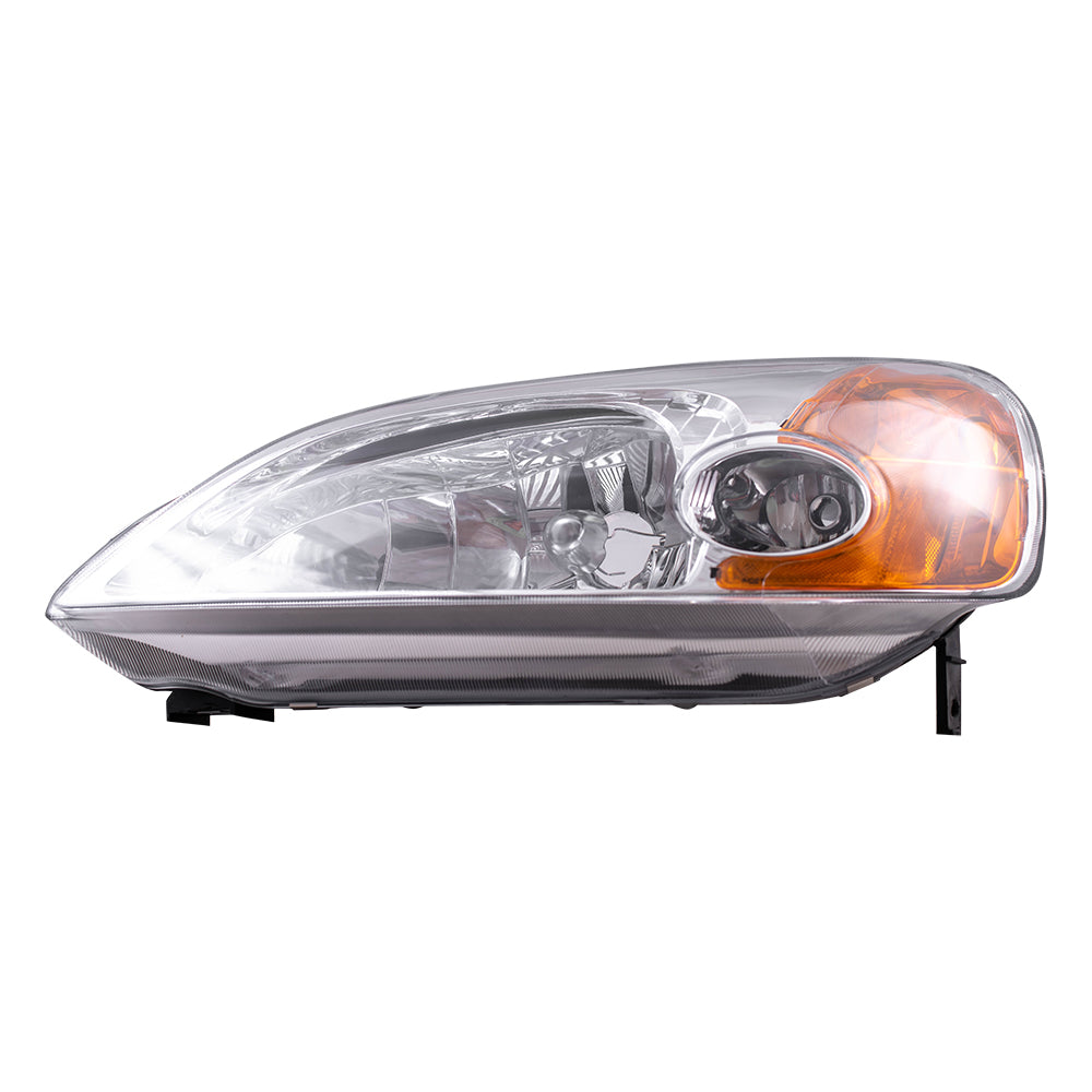 Brock Replacement Drivers Headlight Headlamp Compatible with Civic 33151-S5P-A01