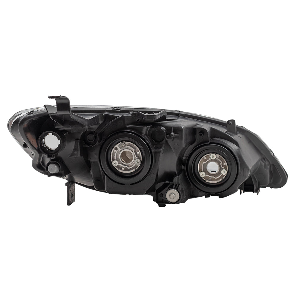 Brock Replacement Drivers Halogen Headlight Headlamp Compatible with 2004-2005 Civic 33151-S5A-A51