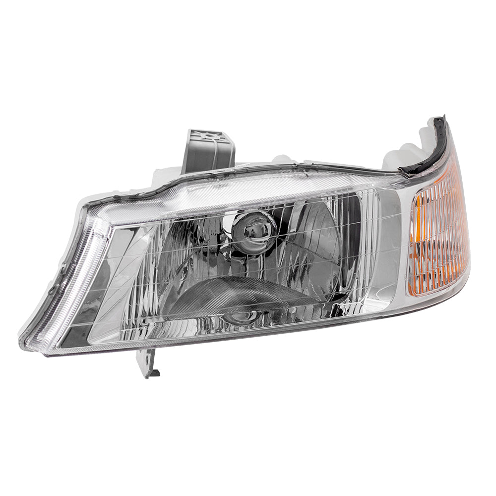 Brock Replacement Drivers Headlight Headlamp Compatible with 1999-2004 Odyssey Van 33151-S0X-A01