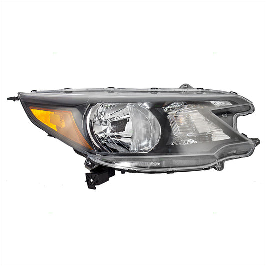 Brock Replacement Passengers Halogen Combination Headlight Headlamp Compatible with 12-14 CR-V 33100-T0A-A01