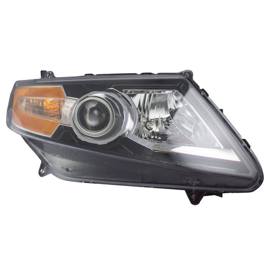 Brock Replacement Passengers Halogen Headlight Headlamp Compatible with Odyssey 33100-TK8-A02