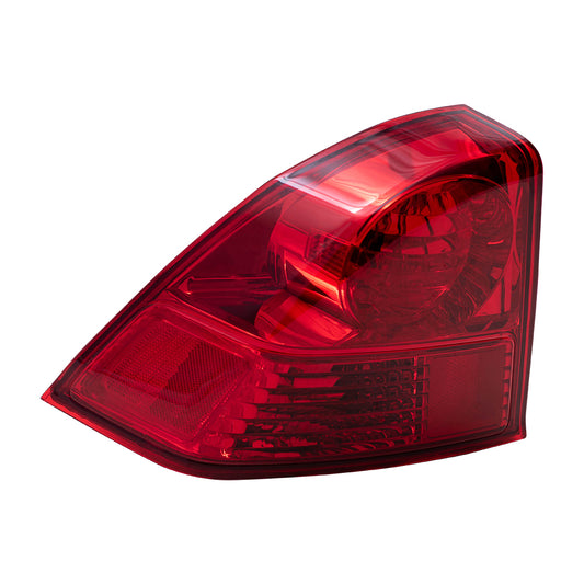 Brock Replacement Drivers Taillight Quarter Panel Mounted Tail Lamp Compatible with 03-05 Civic 33551S5DA51