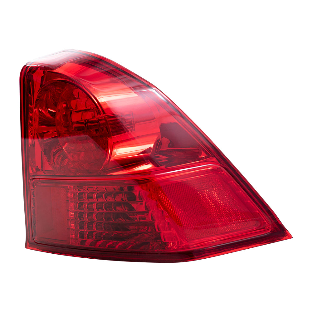 Brock Replacement Driver and Passenger Taillights Quarter Panel Mounted Tail Lamps Compatible with 03-05 Civic 33551S5DA51 33501S5DA51