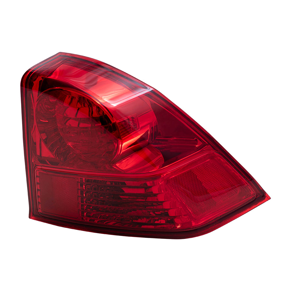 Brock Replacement Passengers Taillight Quarter Panel Mounted Tail Lamp Compatible with 03-05 Civic 33501S5DA51