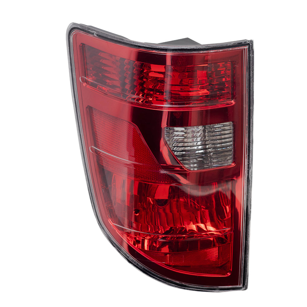 Brock Replacement Driver Tail Light Compatible with 2009-2014 Ridgeline Pickup