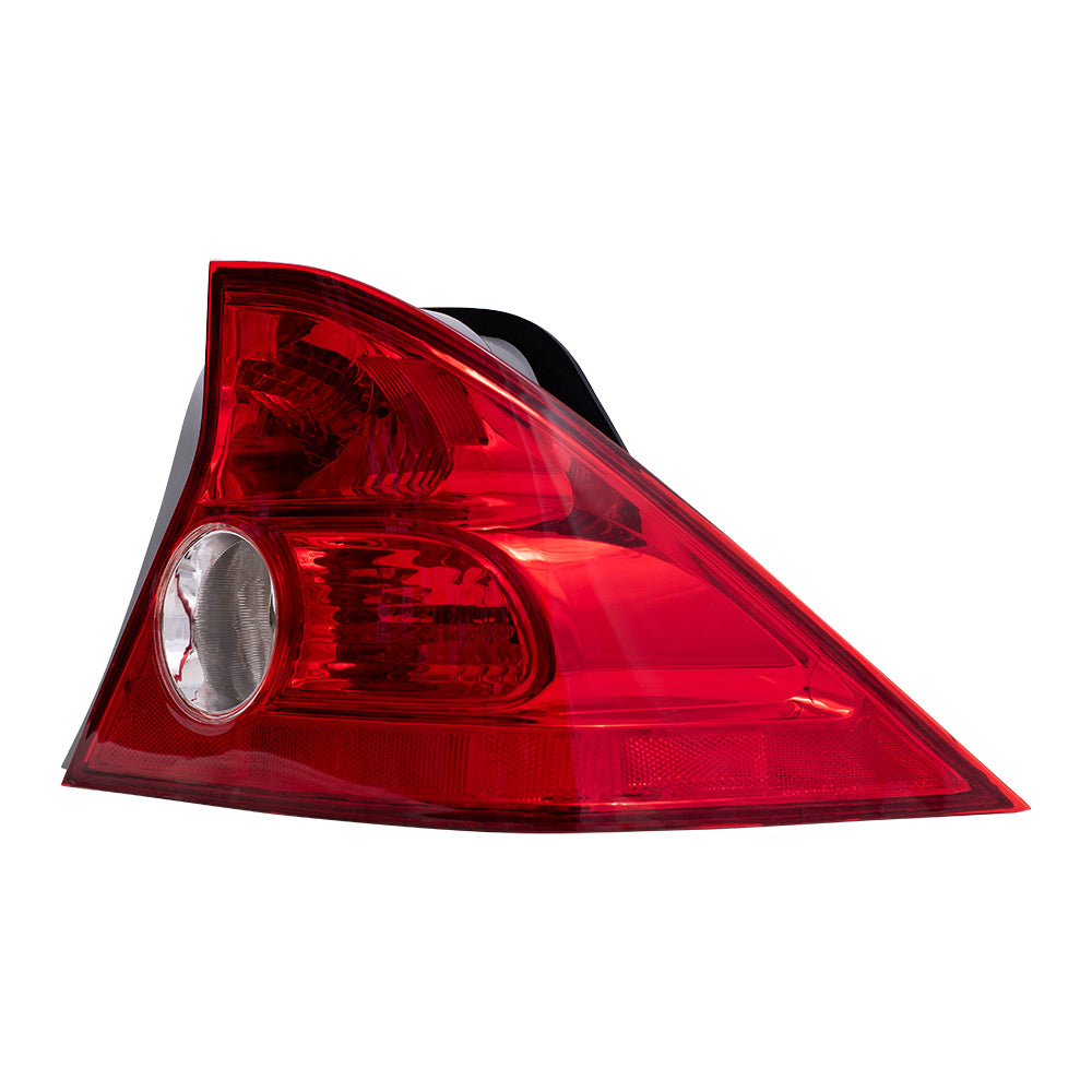 Brock Replacement Passengers Taillight Tail Lamp Lens Compatible with 04-08 Civic 33501S5PA11