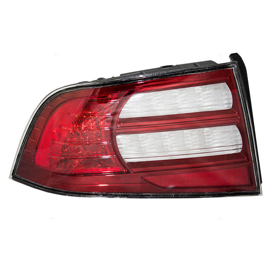 Brock Replacement Drivers Taillight Tail Lamp with Red & Lens Compatible with 04-08 TL 33551SEPA11 AC2818107