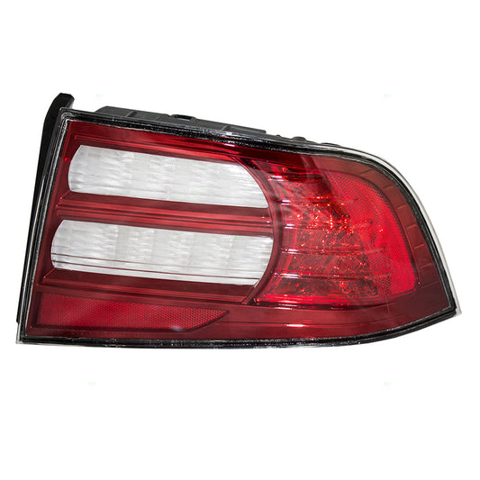 Brock Replacement Passengers Taillight Tail Lamp with Red & Lens Compatible with 04-08 TL 33501SEPA11 AC2819107