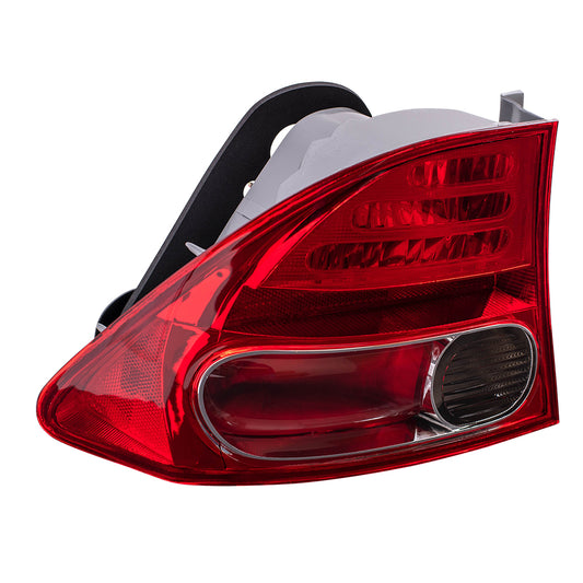 Brock Replacement Drivers Taillight Quarter Panel Mounted Tail Lamp Compatible with 06-08 Civic 33551SNAA02