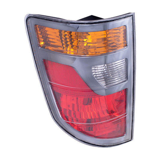 Brock Replacement Drivers Taillight Tail Lamp Compatible with 06-08 Pickup Truck 33551SJCA01