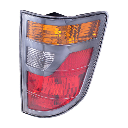 Brock Replacement Passengers Taillight Tail Lamp Compatible with 06-08 Pickup Truck 33501SJCA01