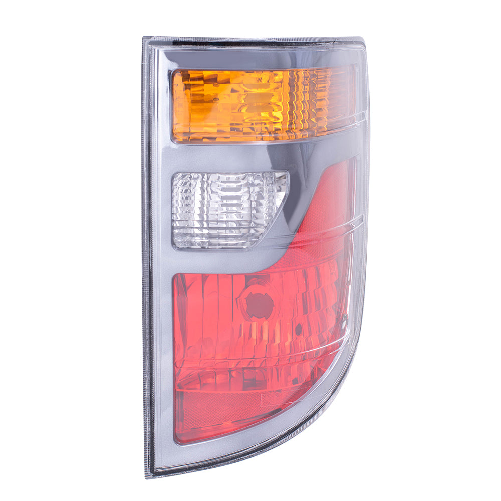 Brock Replacement Passengers Taillight Tail Lamp Compatible with 06-08 Pickup Truck 33501SJCA01