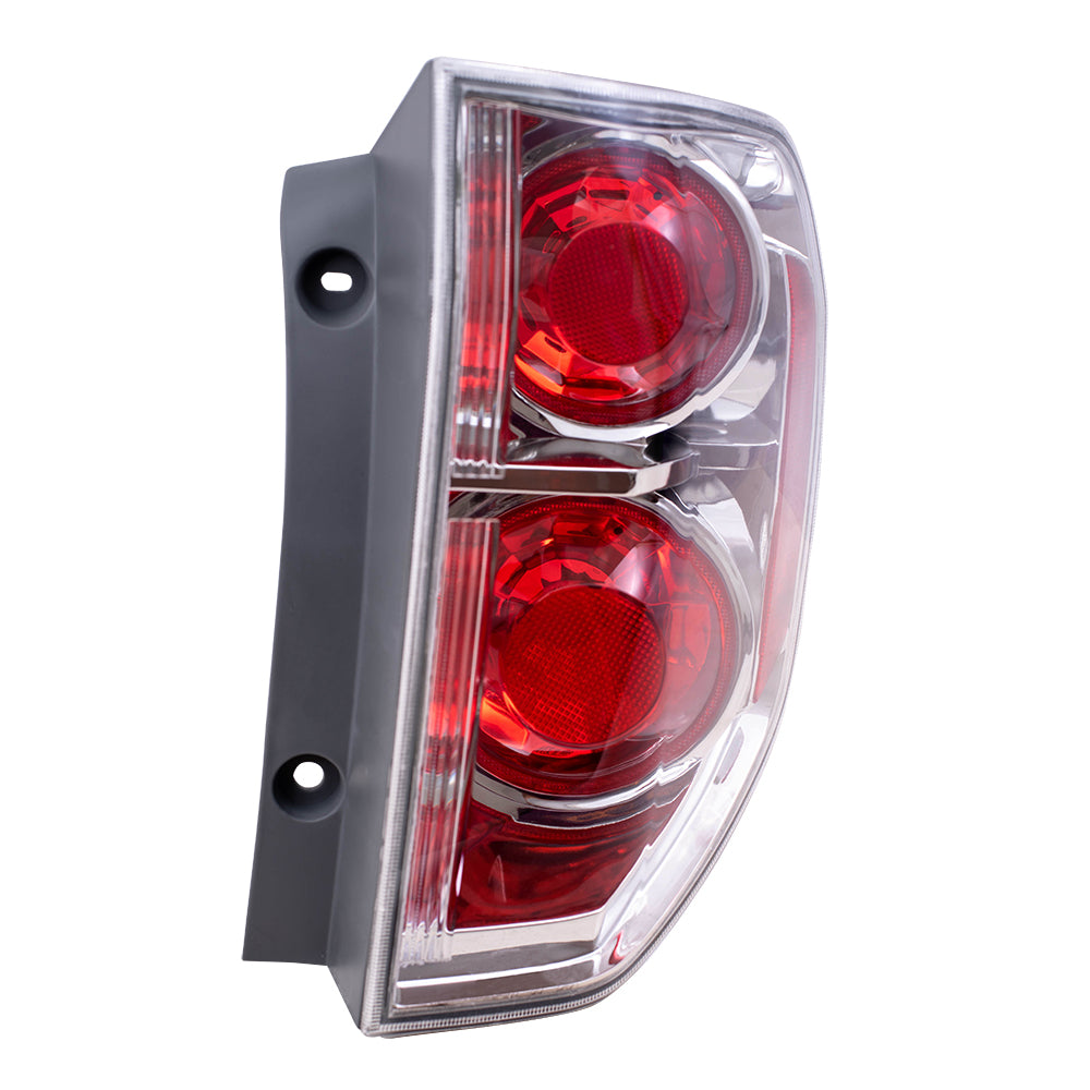 Brock Replacement Taillight Tail Lamp Passenger Compatible with 06-08 Pilot SUV 33501-S9V-A11