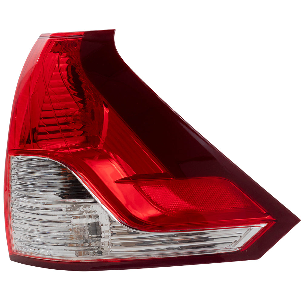 Brock Replacement Pair Set Tail Lights Lower Rear Left and Right Lamps Compatible with 2012-2014 CR-V 33550T0AA01 HO2800183 33500T0AA01 HO2801183