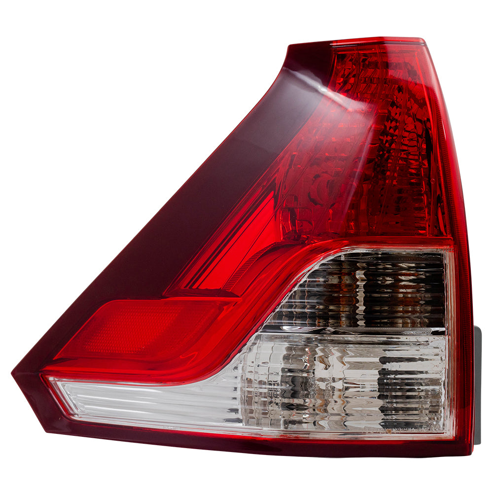 Brock Replacement Drivers Tail Light Lower Rear Left Lamp Assembly Compatible with 2012-2014 CR-V 33550T0AA01 HO2800183 166-60009L