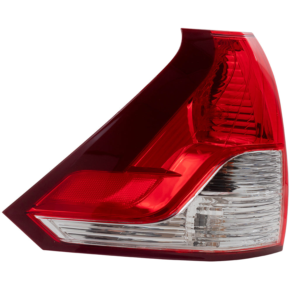 Brock Replacement Drivers Tail Light Lower Rear Left Lamp Assembly Compatible with 2012-2014 CR-V 33550T0AA01 HO2800183 166-60009L